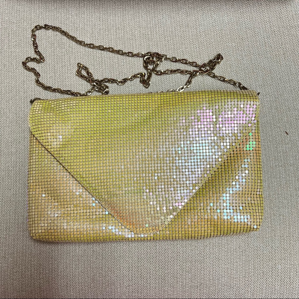 Retro Glomesh Envelope Clutch Handbag